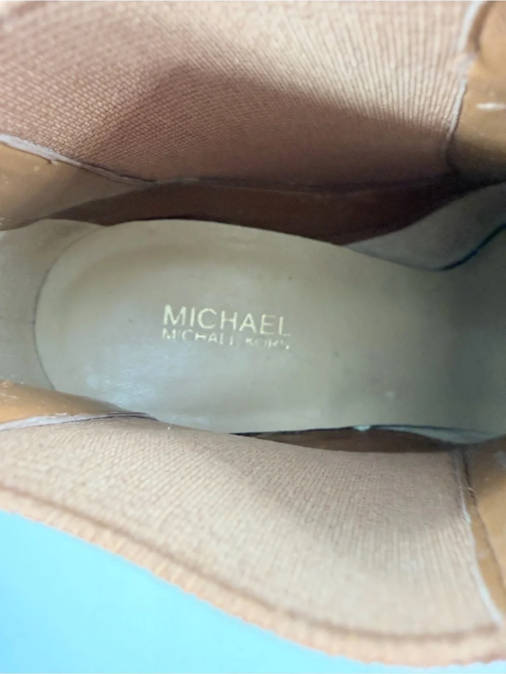 NEW! Michael Michael Kors Women’s Lottie Brown -SZ 7.5- Suede Chelsea Bootie